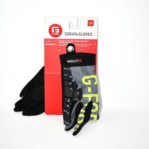 G-Form Sorata Trail Gloves ,Grey Acid Green, Touchscreen MTB Cycling SMALL NWT